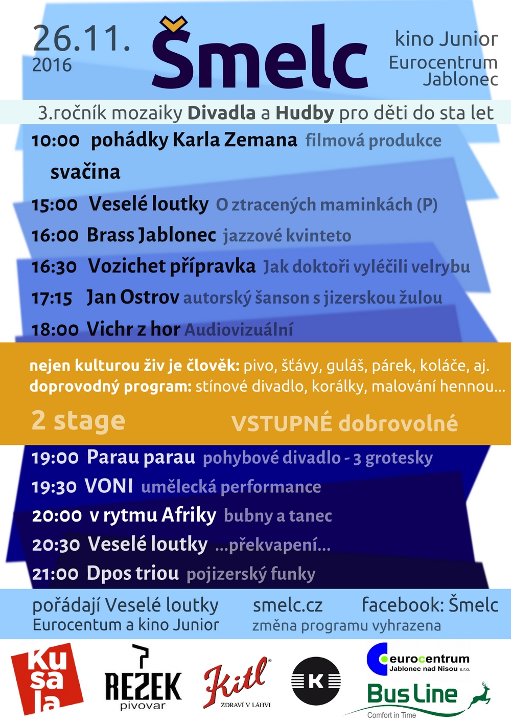Šmelc | festival divadla a hudby 26.11.2016